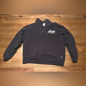 Vintage Roots qzip navy